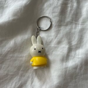 Miffy bunny keychain, vintage